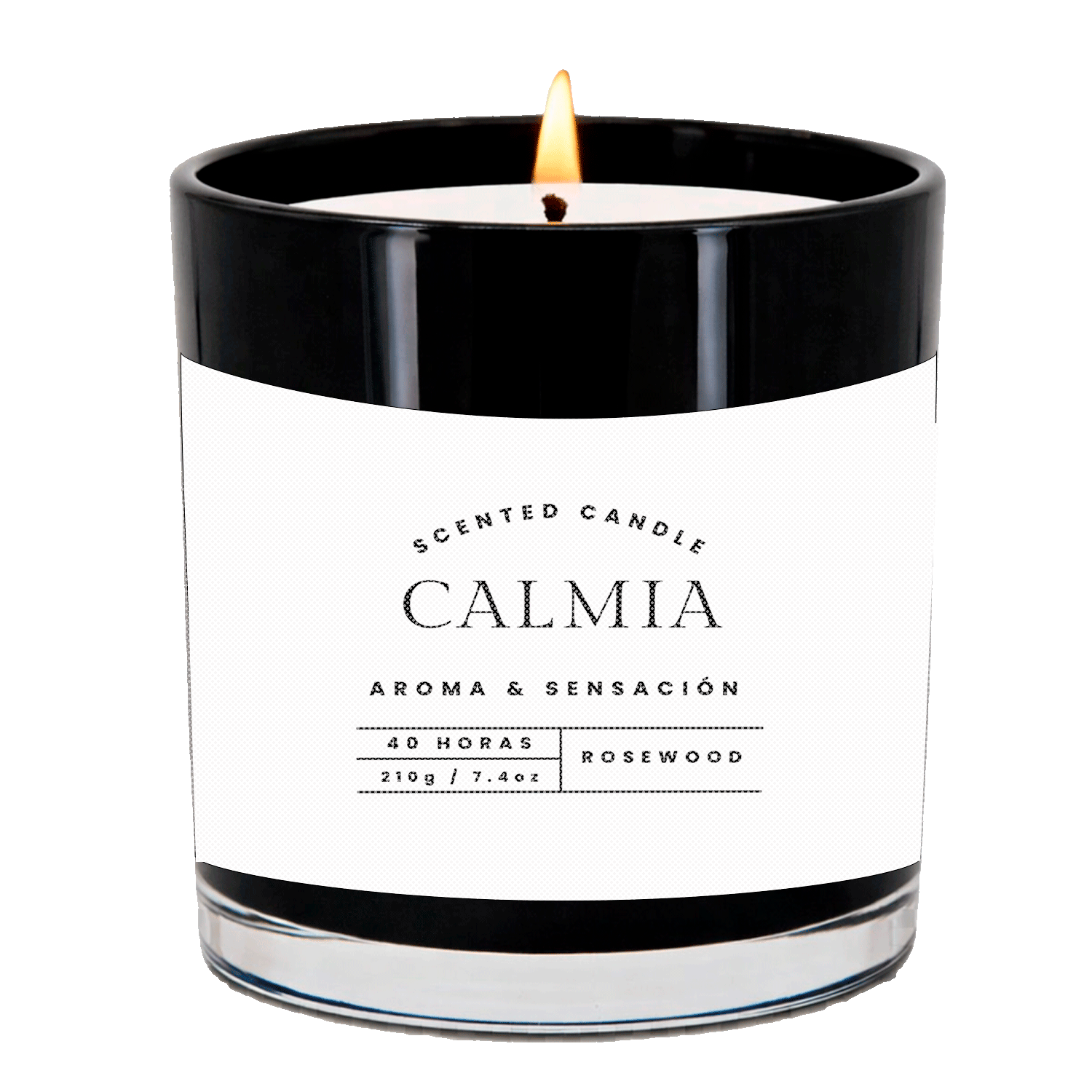 Vela de Soya Aromática Rosewood 210g /40hrs