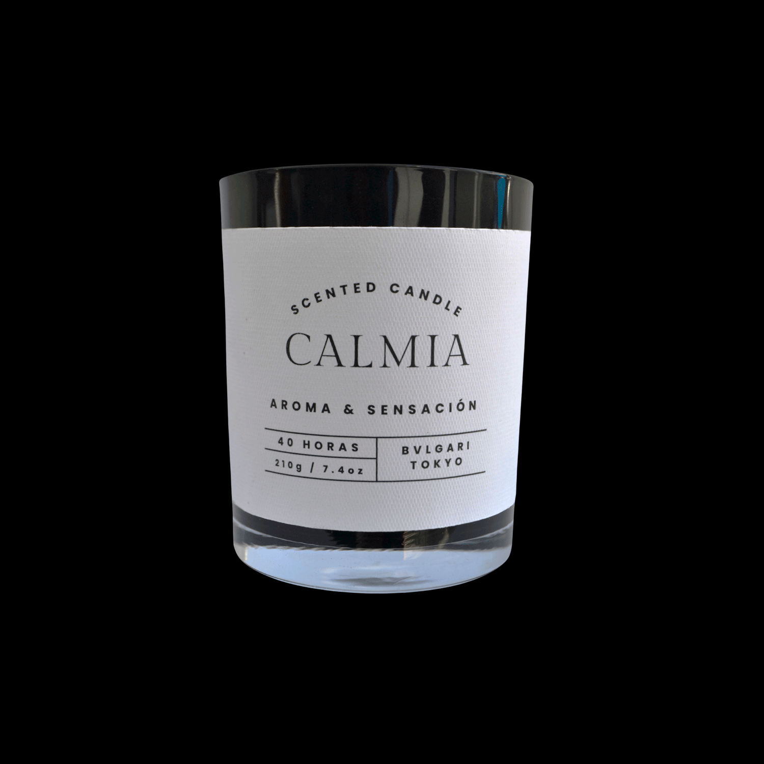 Vela Con Cera de Soya Aromática Bvlgari Tokyo 210g /40hrs