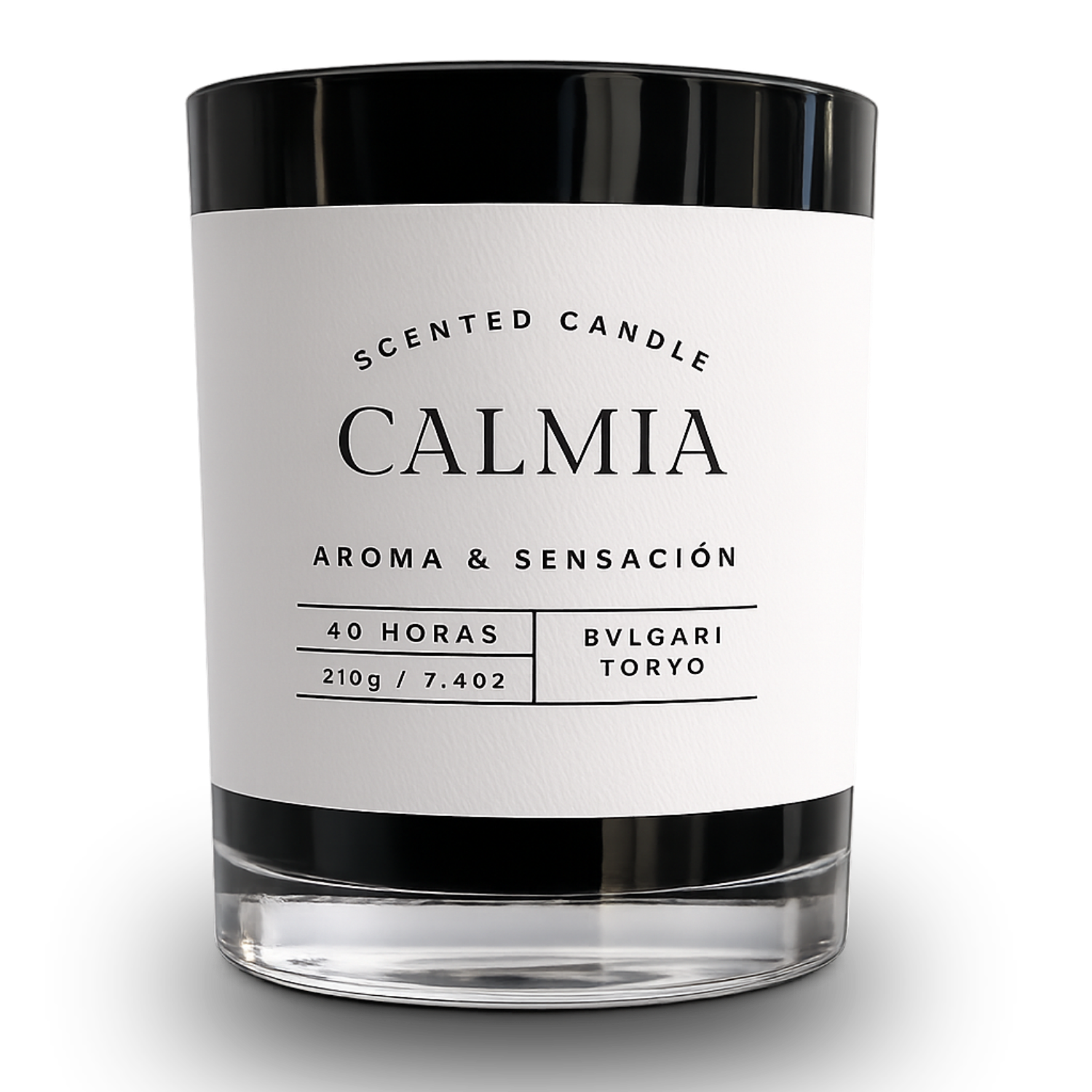 Vela Con Cera de Soya Aromática Bvlgari Tokyo 210g /40hrs