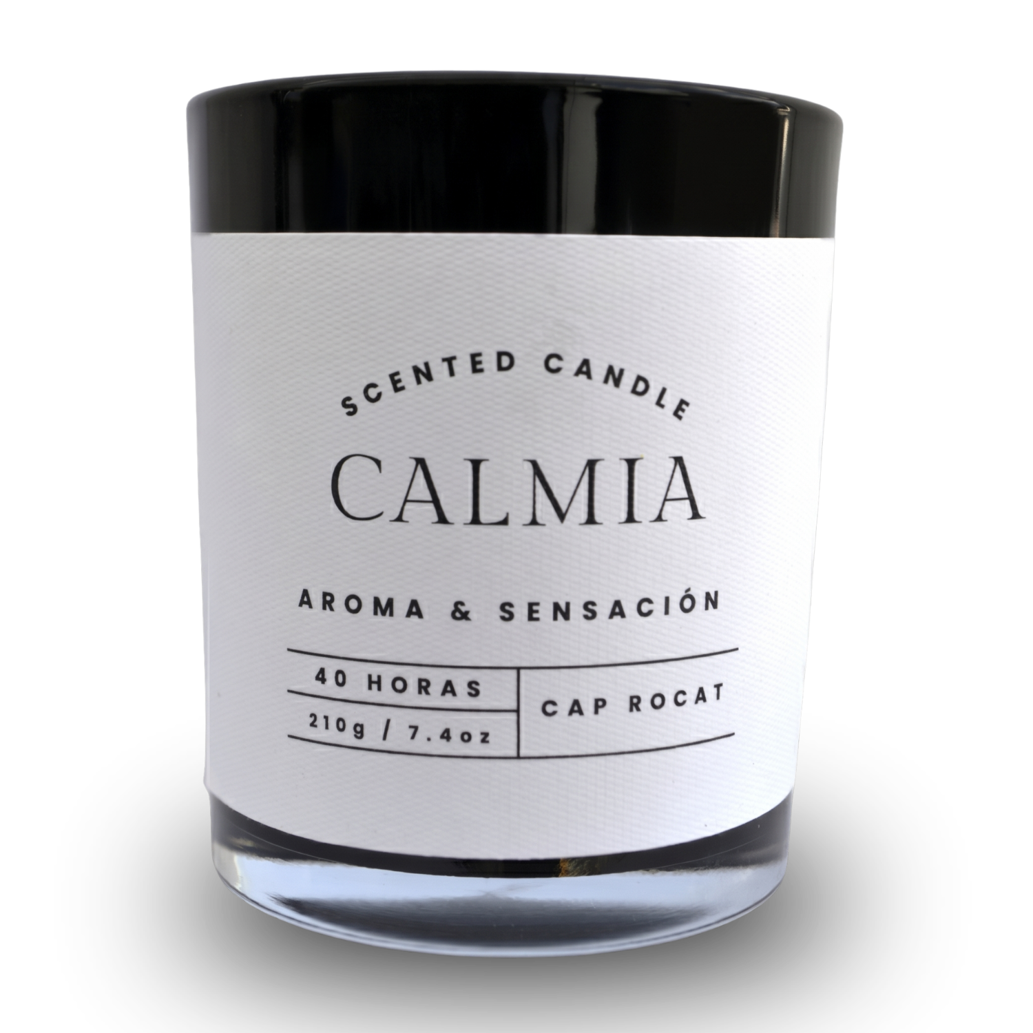 Vela Con Cera de Soya Aromática Cap Rocat 210g /40hrs