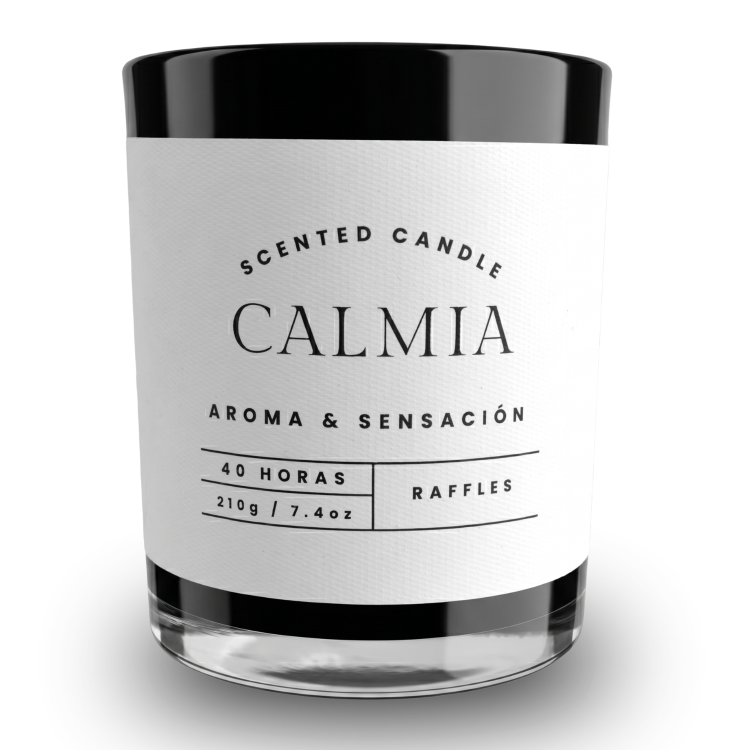 Vela Con Cera de Soya Aromática Raffles 210g /40hrs